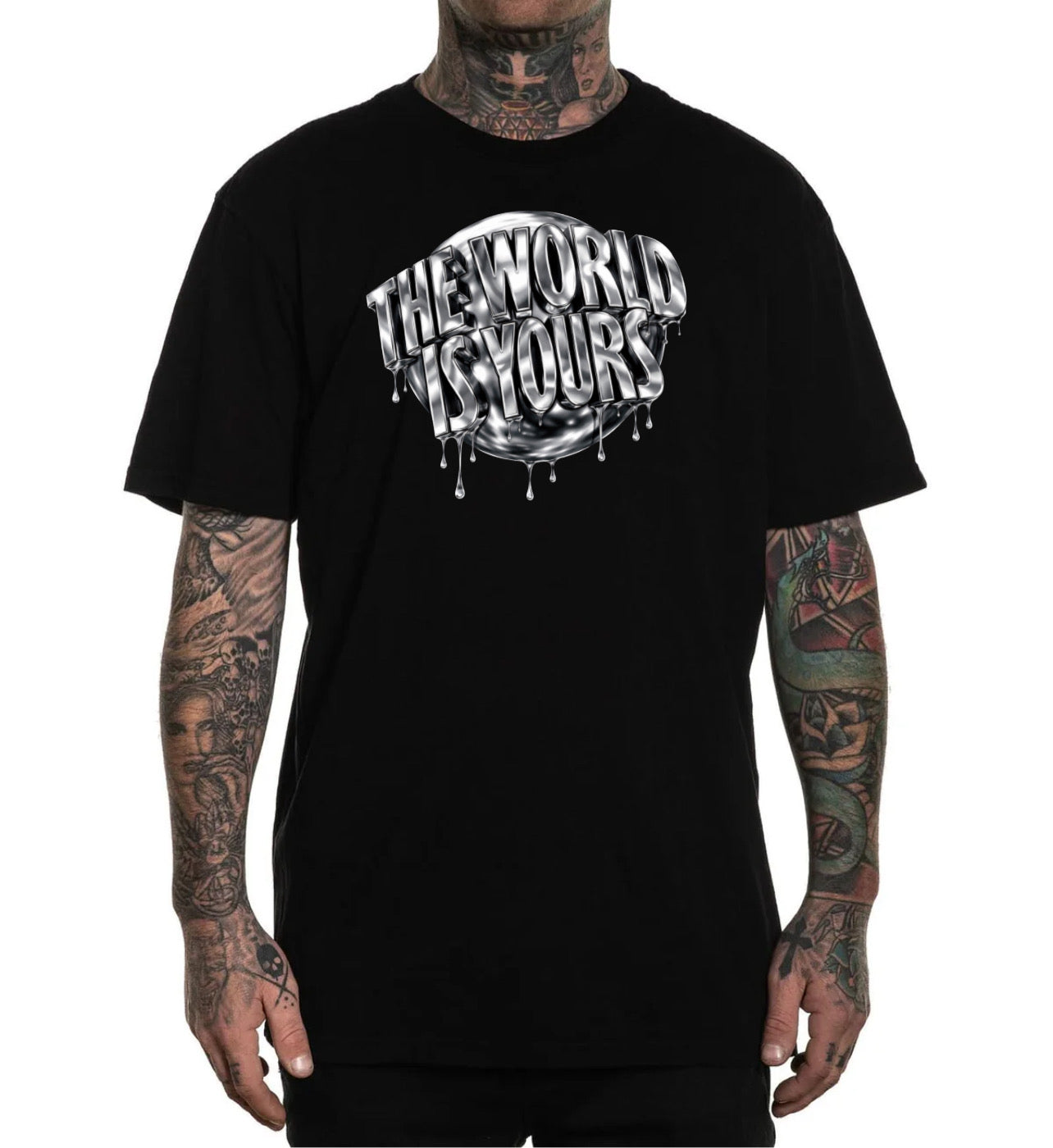 Royale The World Is Yours Chrome Drip tee *LIMITED*