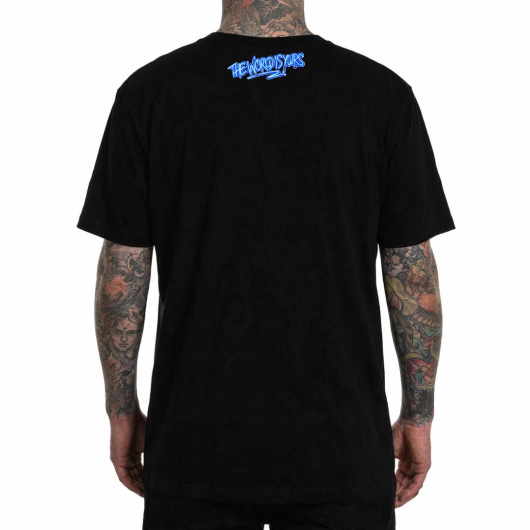 The world is yours blimp blue tee *LIMITED*