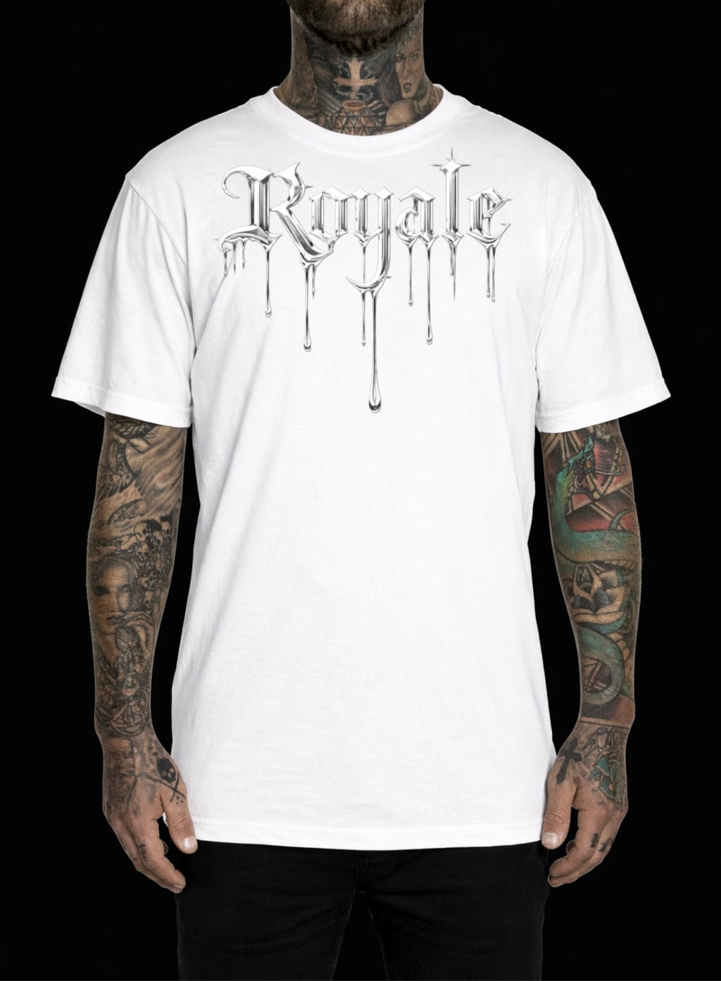Royale Double R drip tee